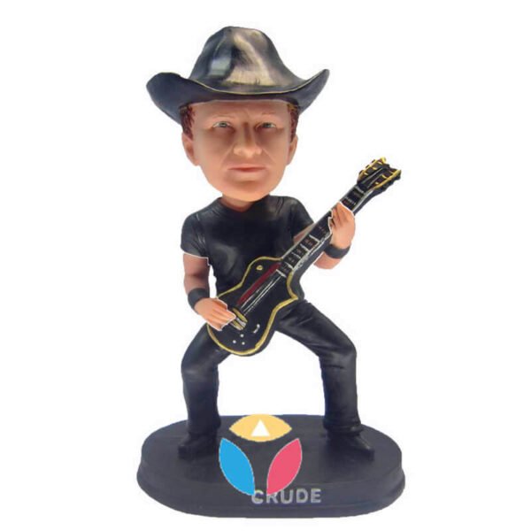 Cowboy with guitar custom bobblehead