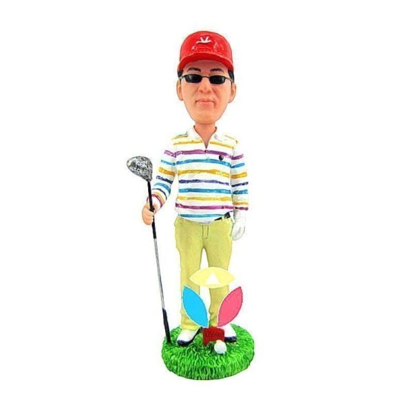 Male Hold The Golf Club Bobbleheads