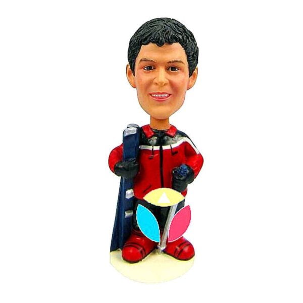 Customized Male Skiing Bobbleheads