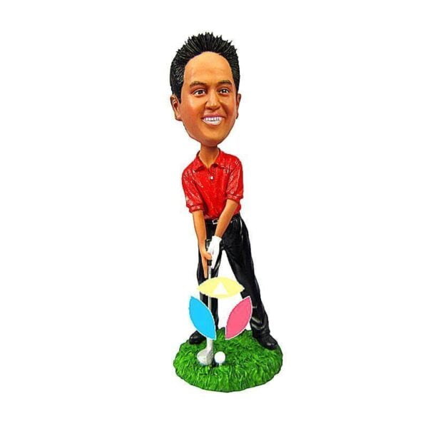 Make Your Own Playing Golf Bobbleheads