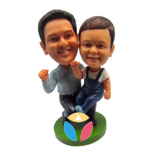 Custom Father And Son Bobbleheads