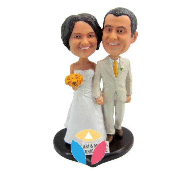 Customized Wedding Couple Wobble Head Doll