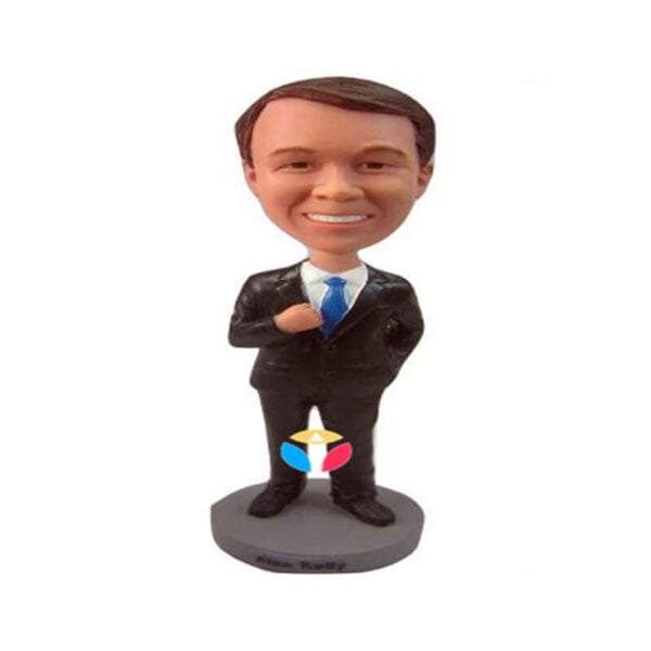 One Hand Hold Suit Bobble head