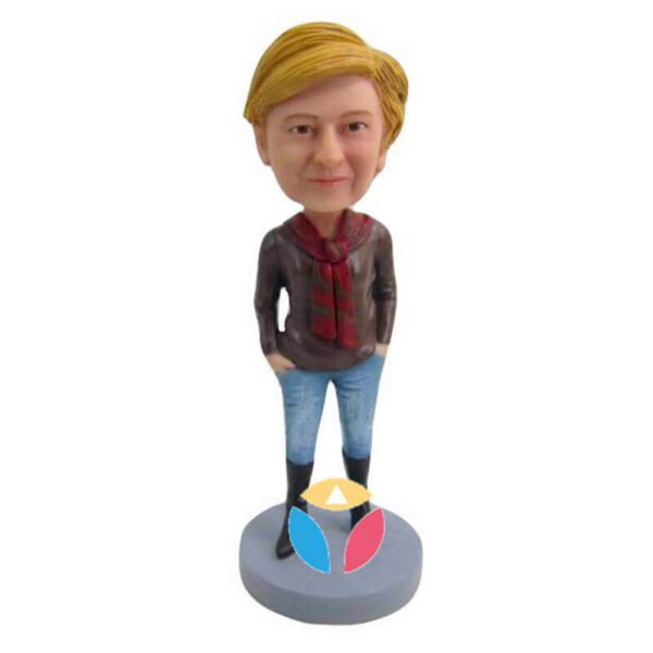 Scarf With Jeans Bobbleheads