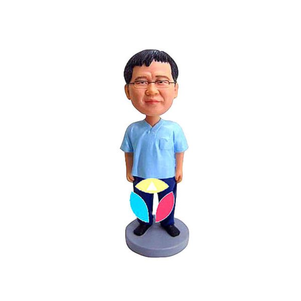 Short Shirt With Hands Down Bobbleheads