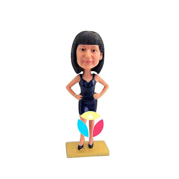 Skirt With Hands On Hips Bobblehead