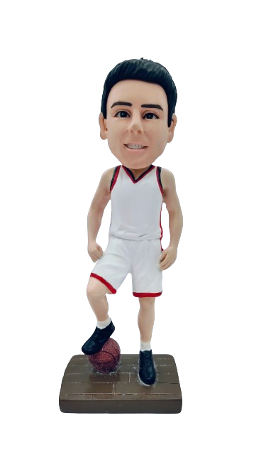 Stepping On Basketball Player Custom Bobbleheads