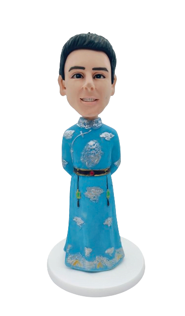 Chinese Male Traditional Costume Custom Bobblehead